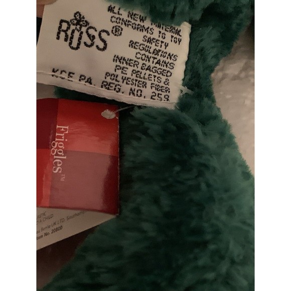 Vintage Russ Berrie Frog Plush Friggles Green 10” Floppy Stuffed Animal Toy TAG - Picture 14 of 14